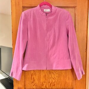 Pink Suede Jacket